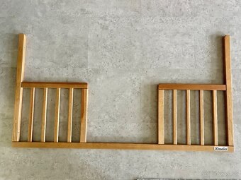 Detská postieľka Nobleo Vintage, prebaľovací pult, bariérka - 19