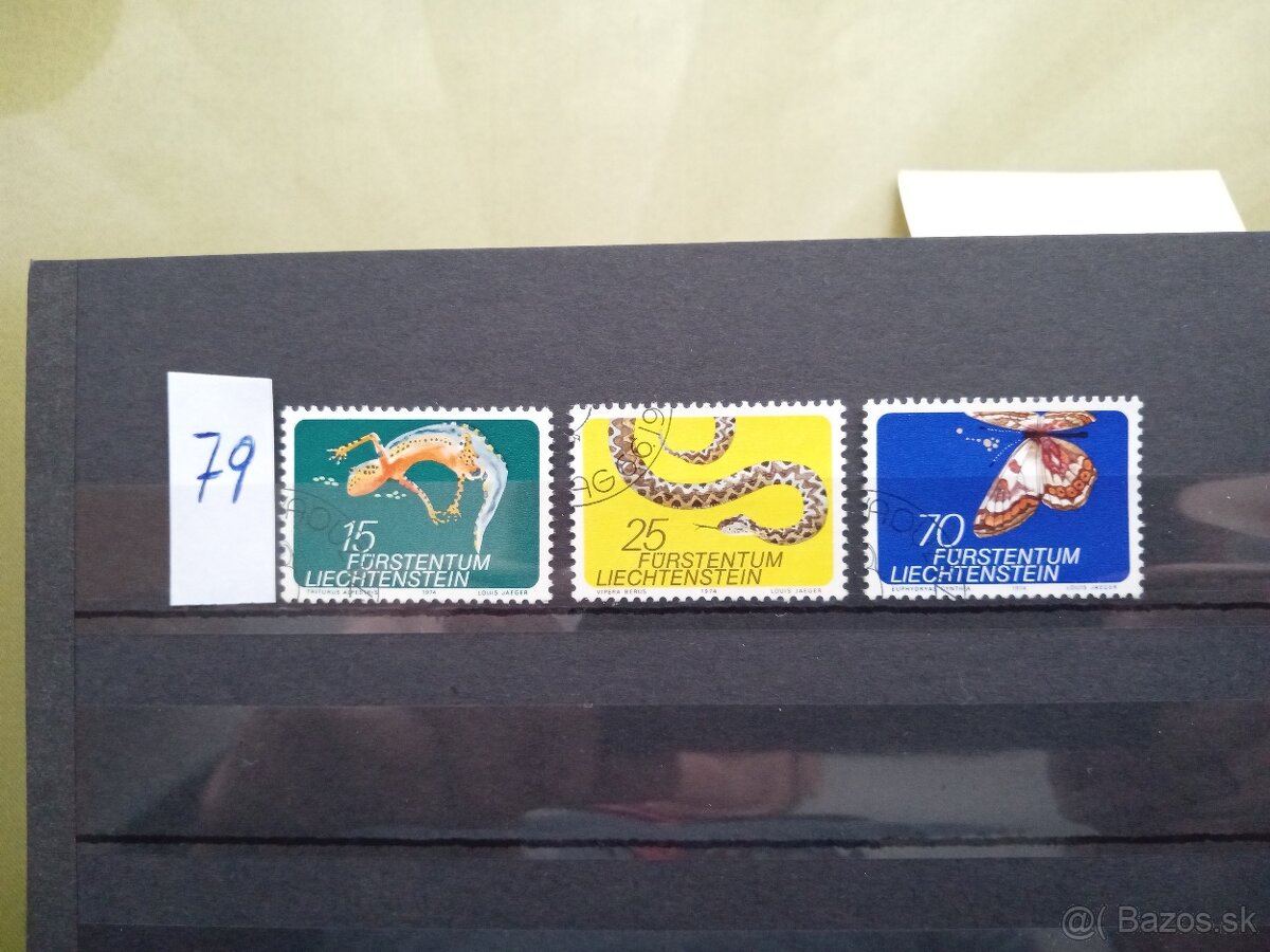 Poštové známky č.500 - FAUNA, flóra a rôzne IV.-20 sérií - 19