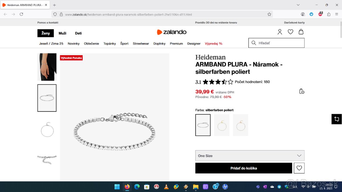 Náhrdelník s krížikom, Náramok s krížikom/bez krížika - 19