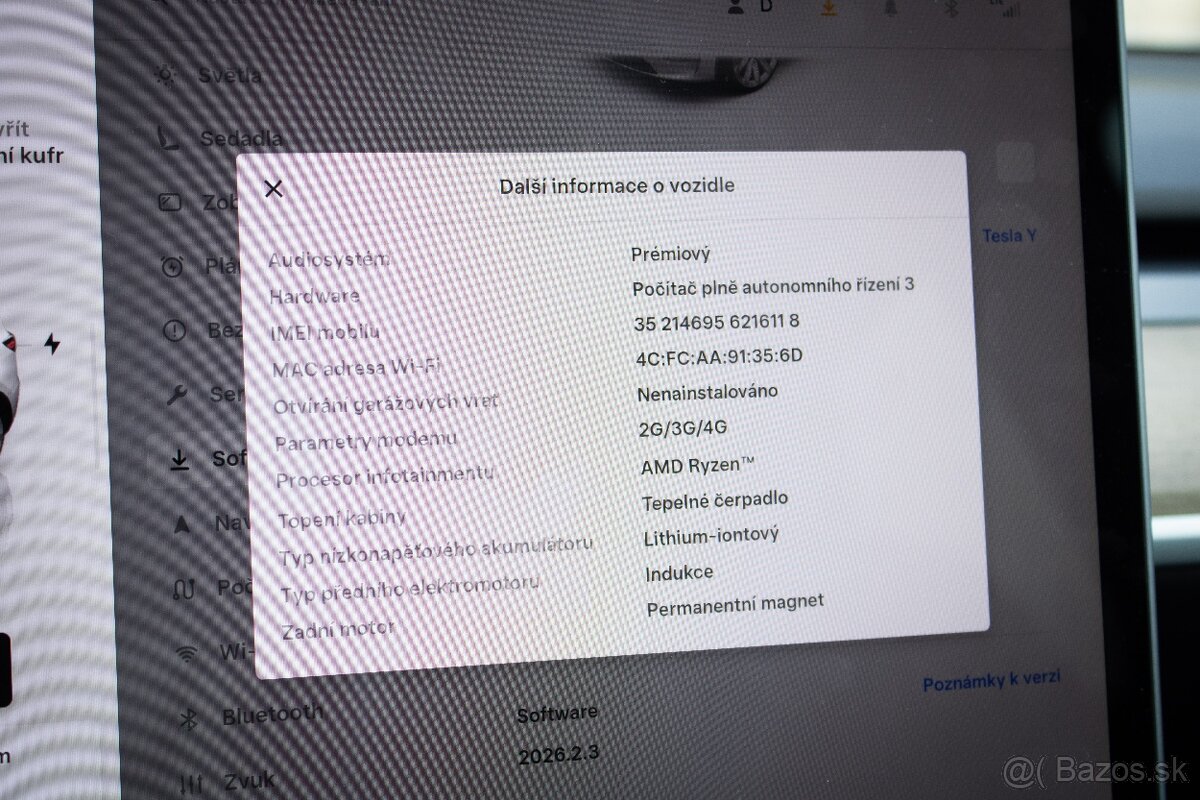 Tesla Y LR, Ryzen, R20, SOH 92%, nelakované, DPH - 19