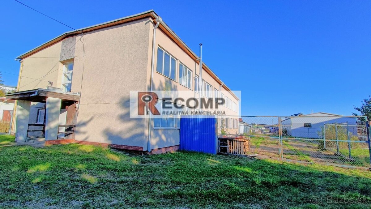 Priestory od 50 m2 do 890 m2 v 2-podlažnej hale s pozemkom 2 - 19