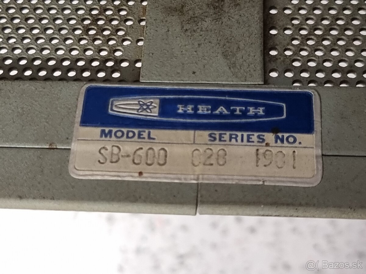 PRÍJÍMAČ HEATHKIT SB-310 + SB-600 》VYROBENÉ V USA - 19
