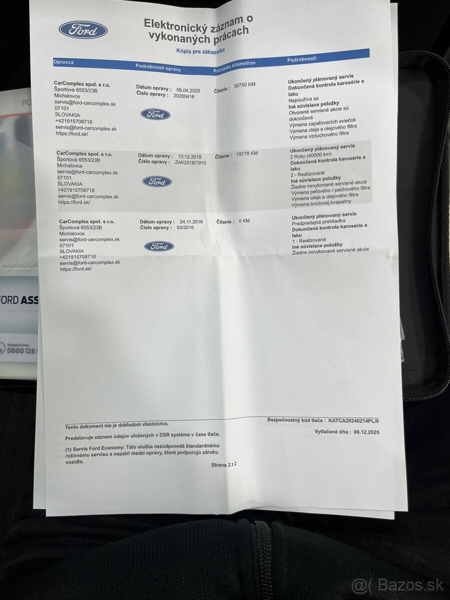 FORD C-Max 1.00 92 kw 1 maj, Kupované v SK naj.71000km - 19