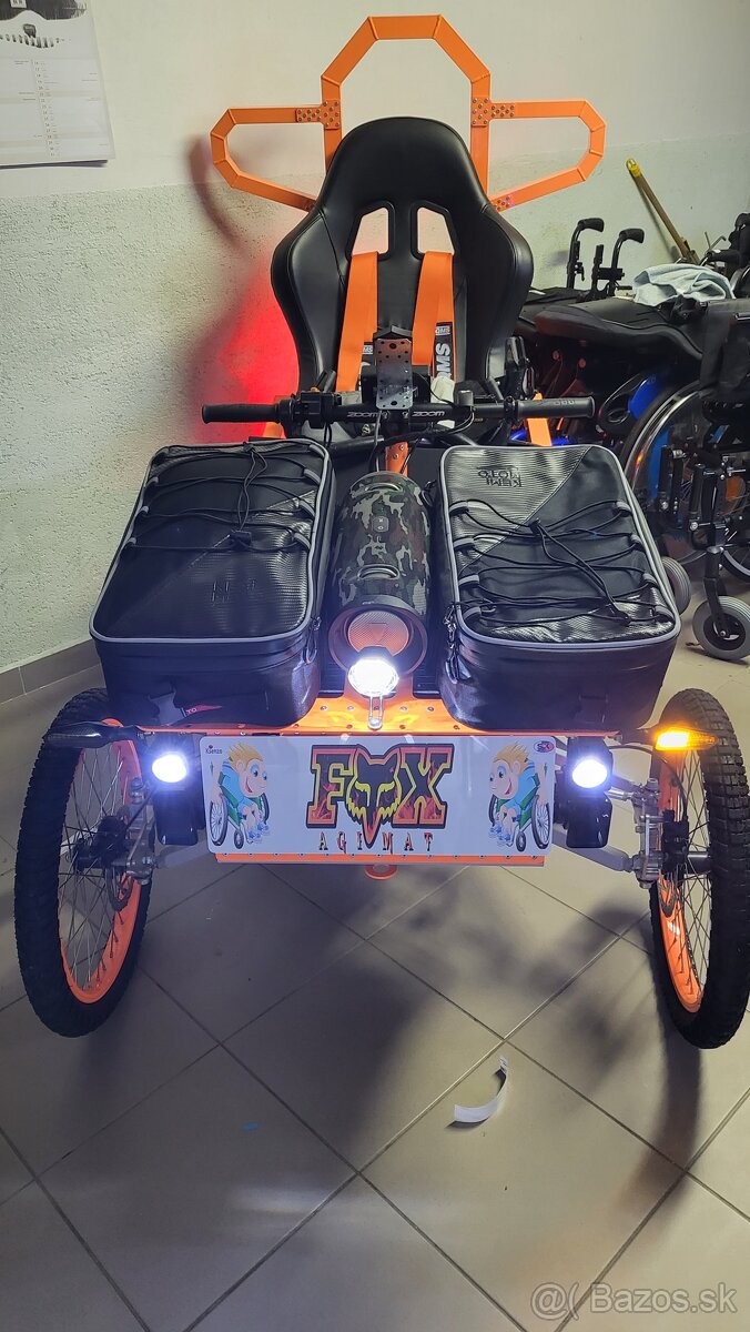 Terénny vozik 2x 1500W 40km/h dojazd 50km aj pre vozičkárov - 19