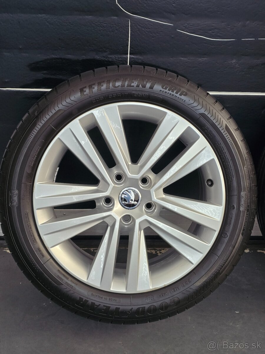 Letná sada 5x112 205/55 R17 Goodyear EfficientGrip DOT2722 - 19