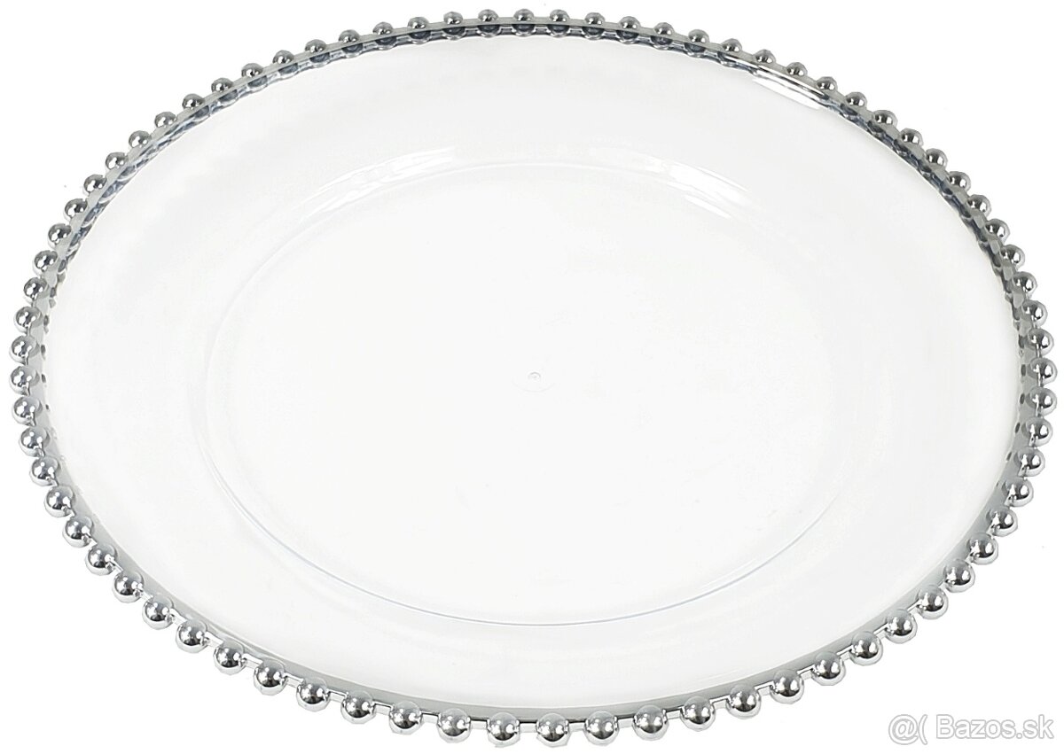 Sklenené klubové taniere – rôzne veľkosti a vzory - 19