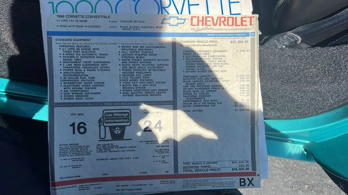 Corvette C4 Cabriolet - 19