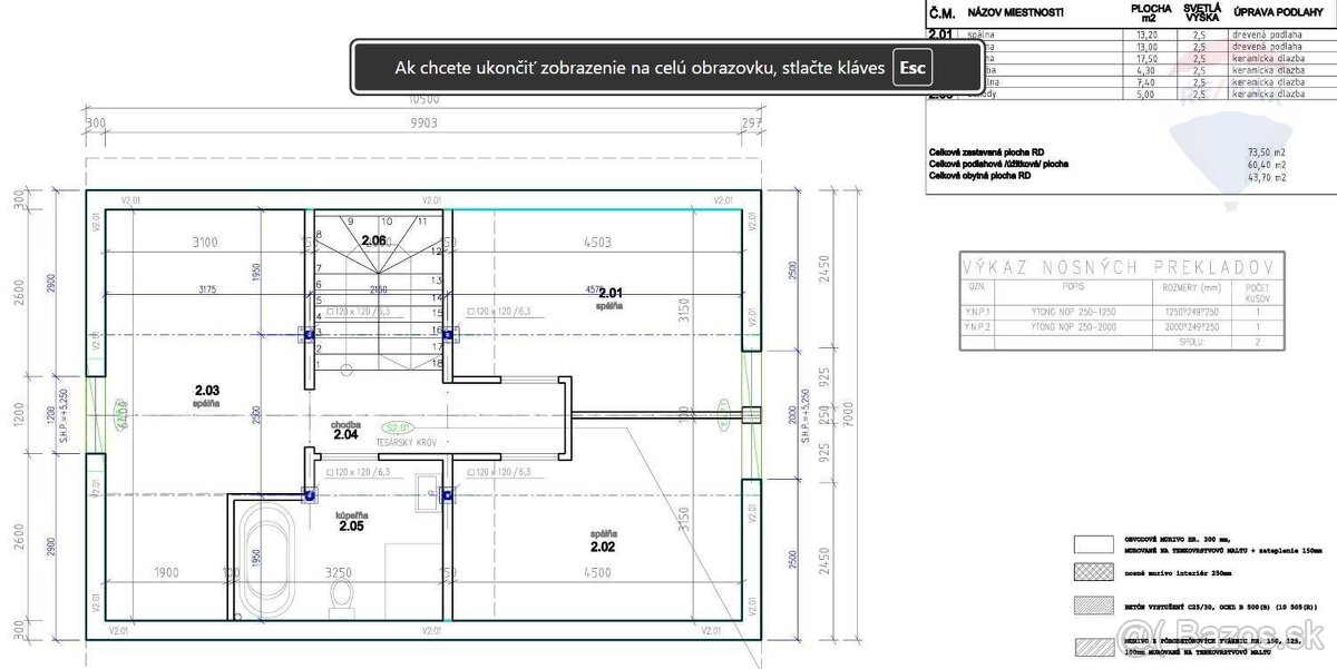 Poschodová novostavba RD na pozemku 468 m², Paňa - 19