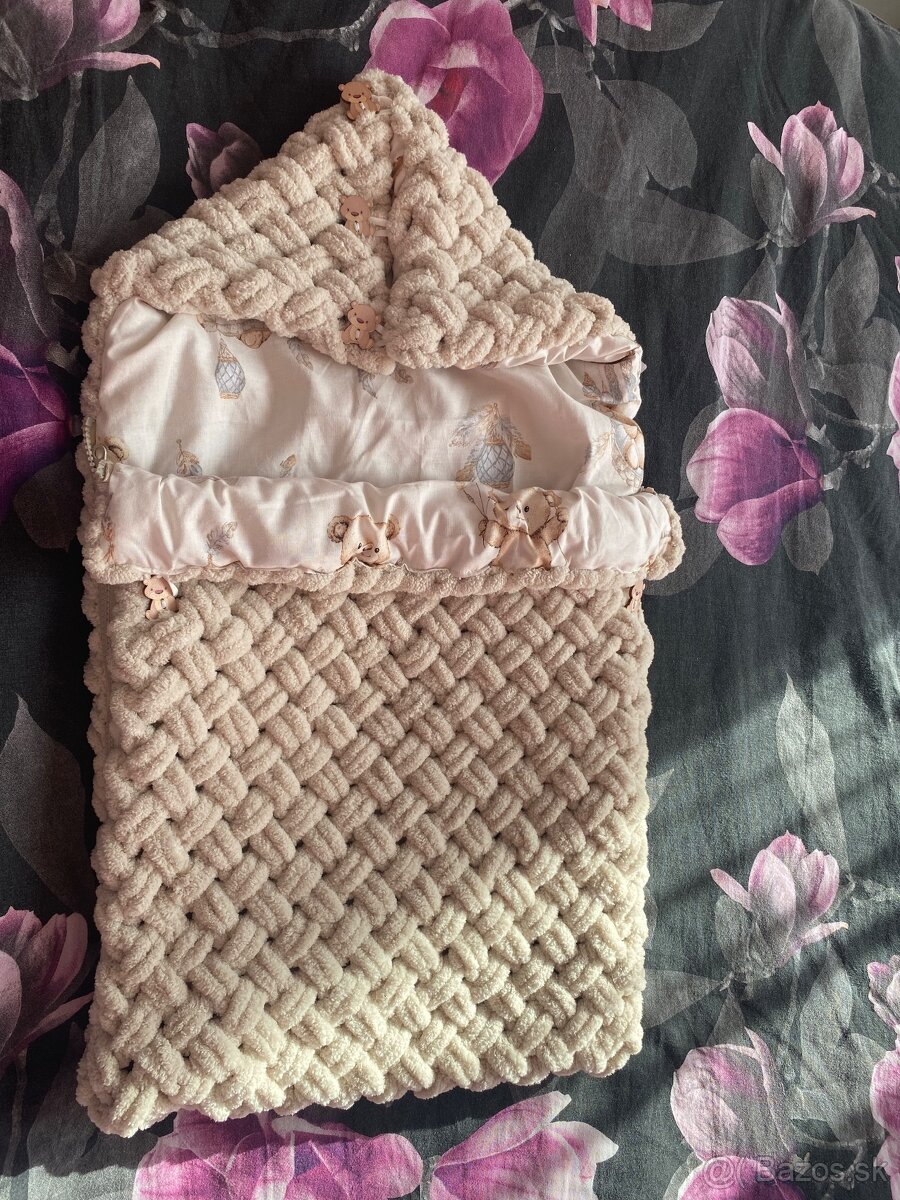 Zavinovačky a dečky pro miminko z puffy - 19