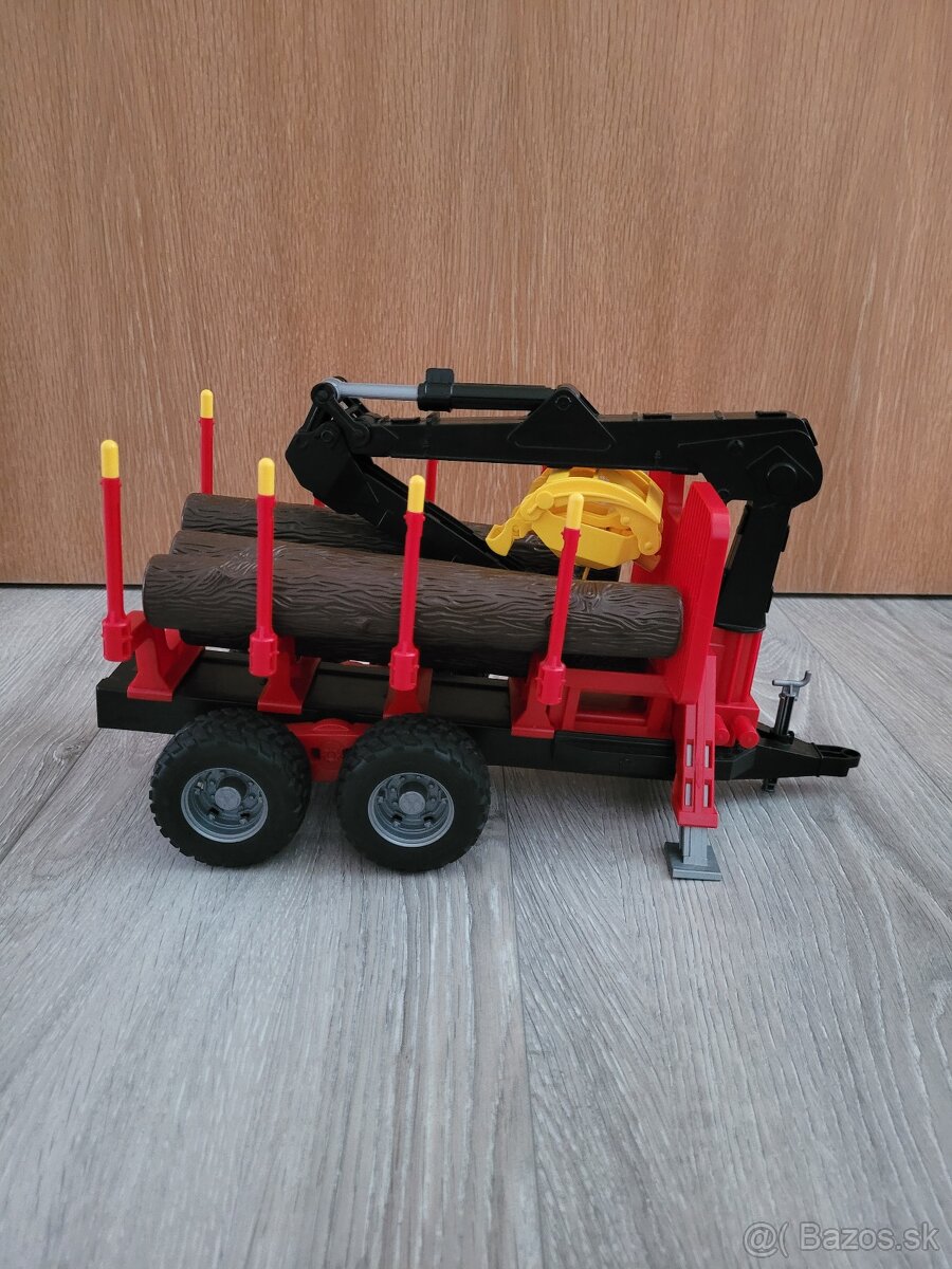 Prepravník dreva s nakladačom Bruder - 19