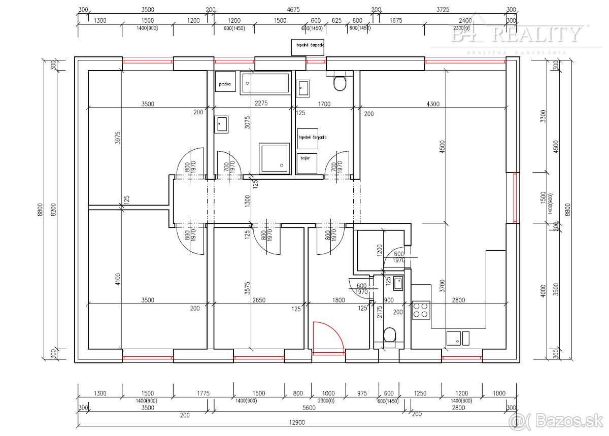 Rozostavaný 4i bungalov, pozemok 443 m2 / Veľké Bierovce - 19