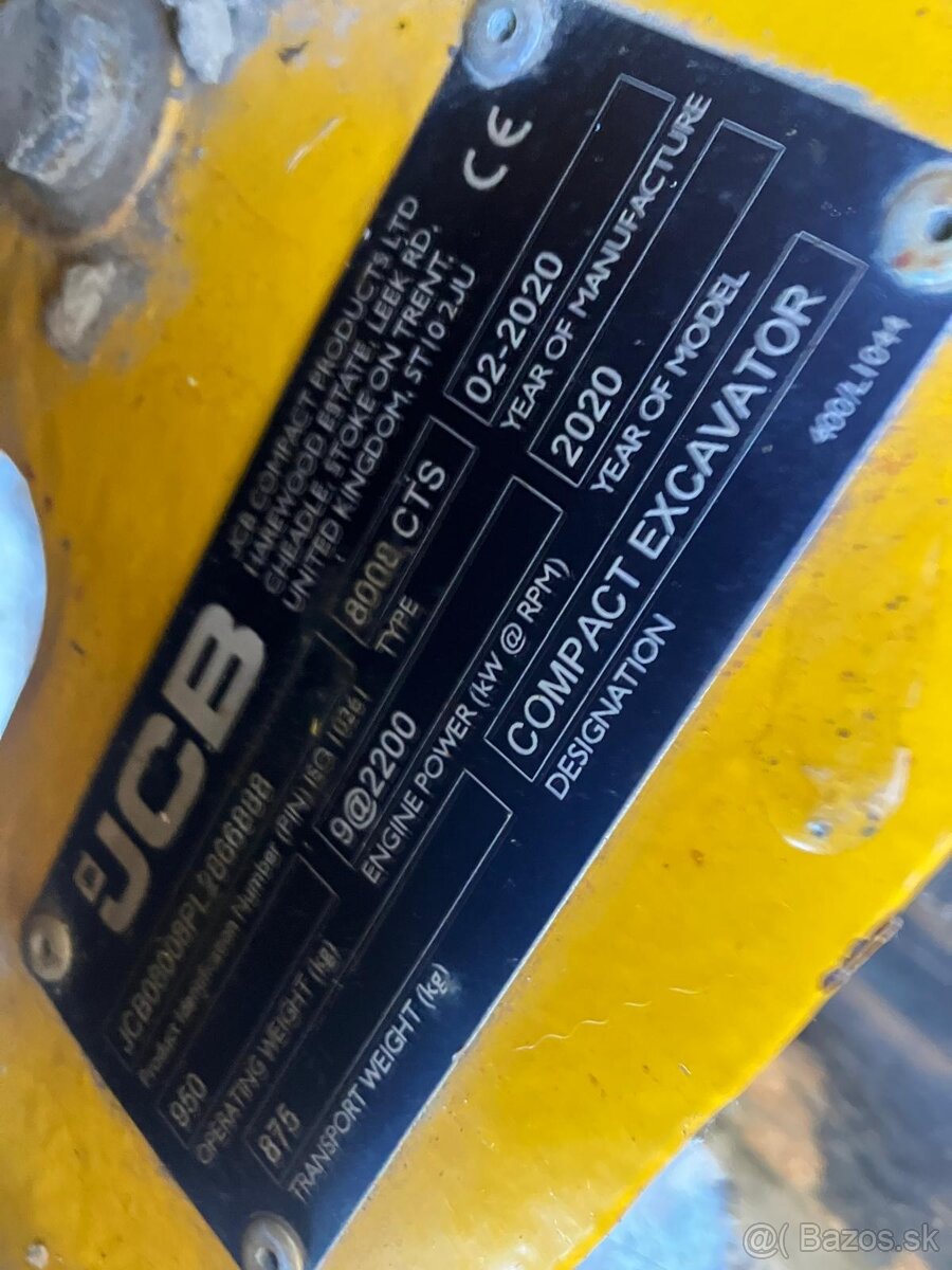 Minibagr JCB 8008CTS - 19