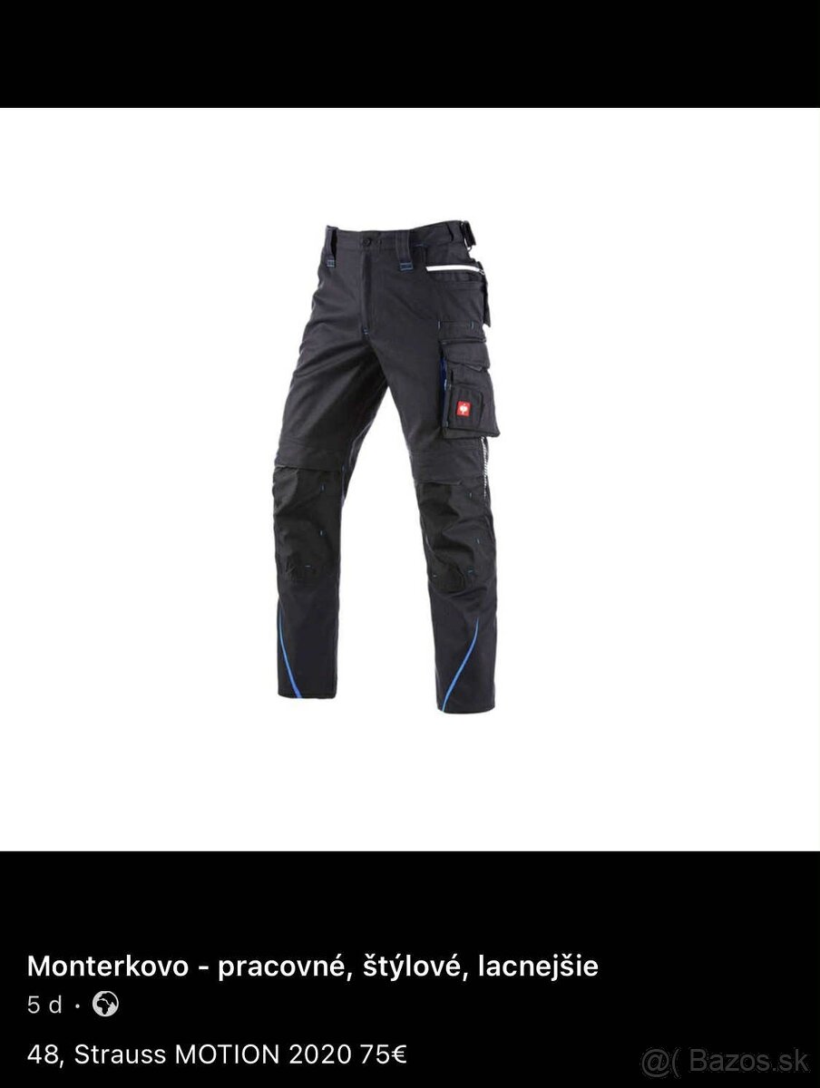 Pracovné nohavice Engelbert Strauss MOTION 2020 - 19