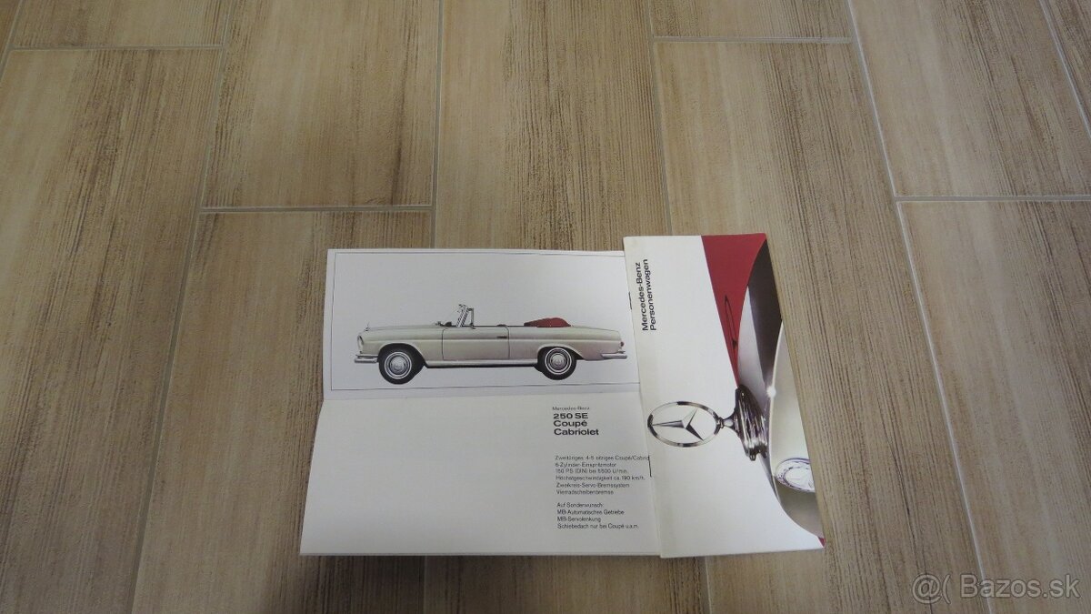 Prospekty Mercedes 60.-90. léta. - 19