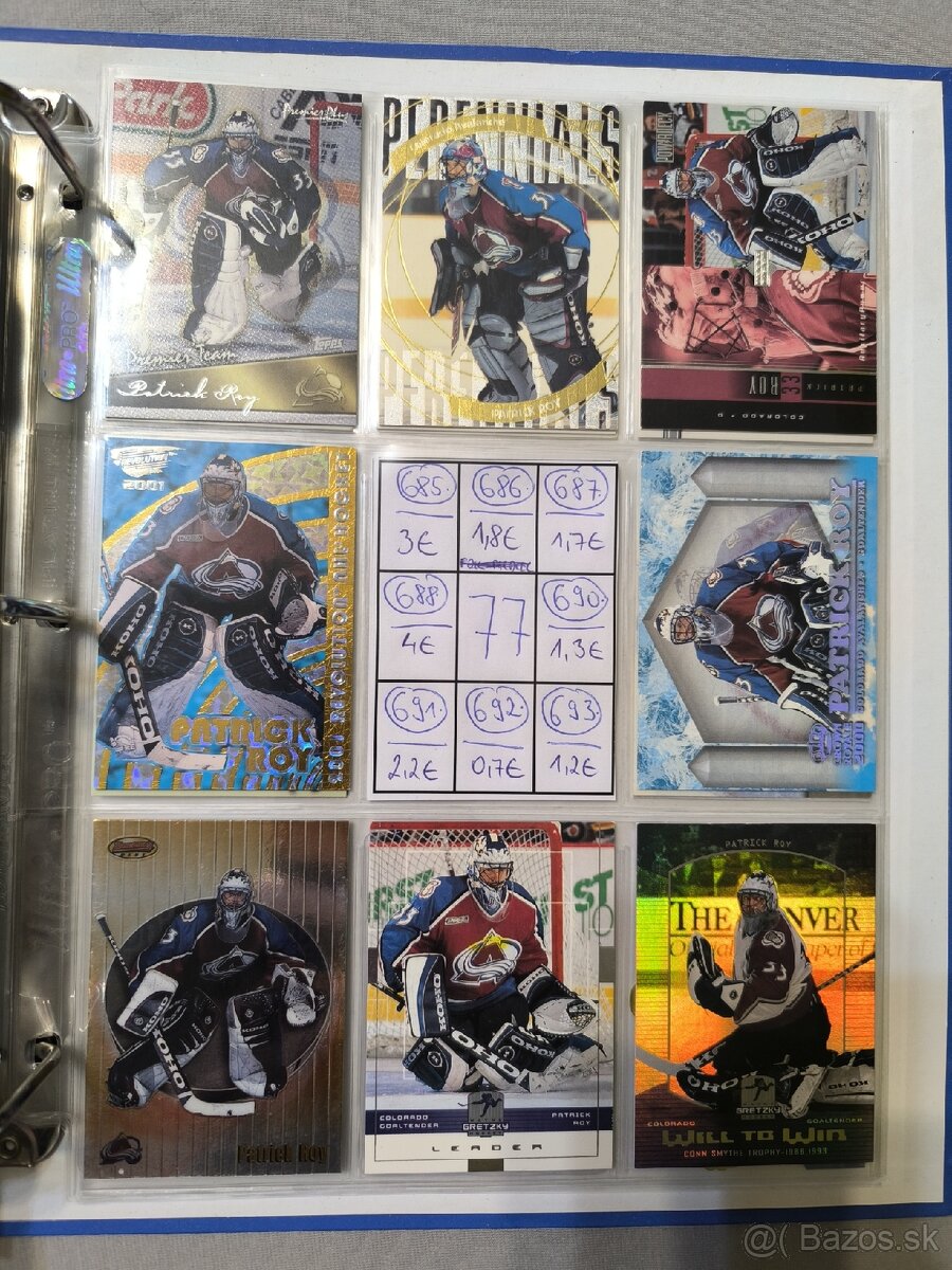 Hokejové kartičky - Patrick Roy 3 - 19