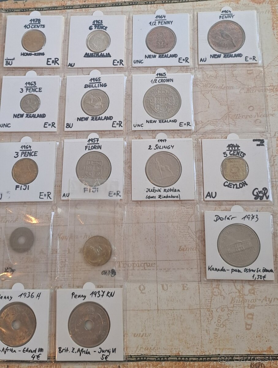 Predám rôzne svetové mince - 19