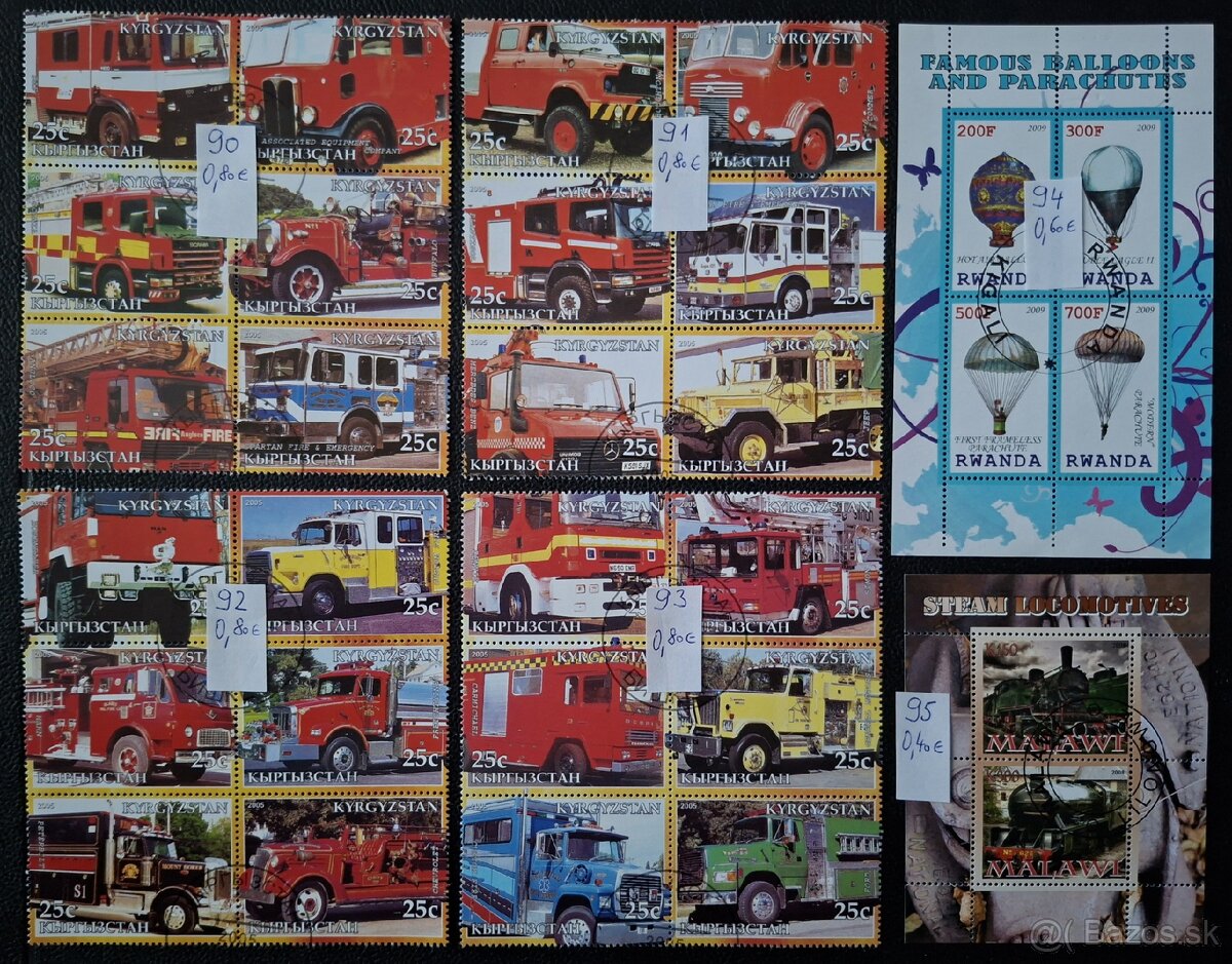 Postove znamky 4 (98poloziek) - 19