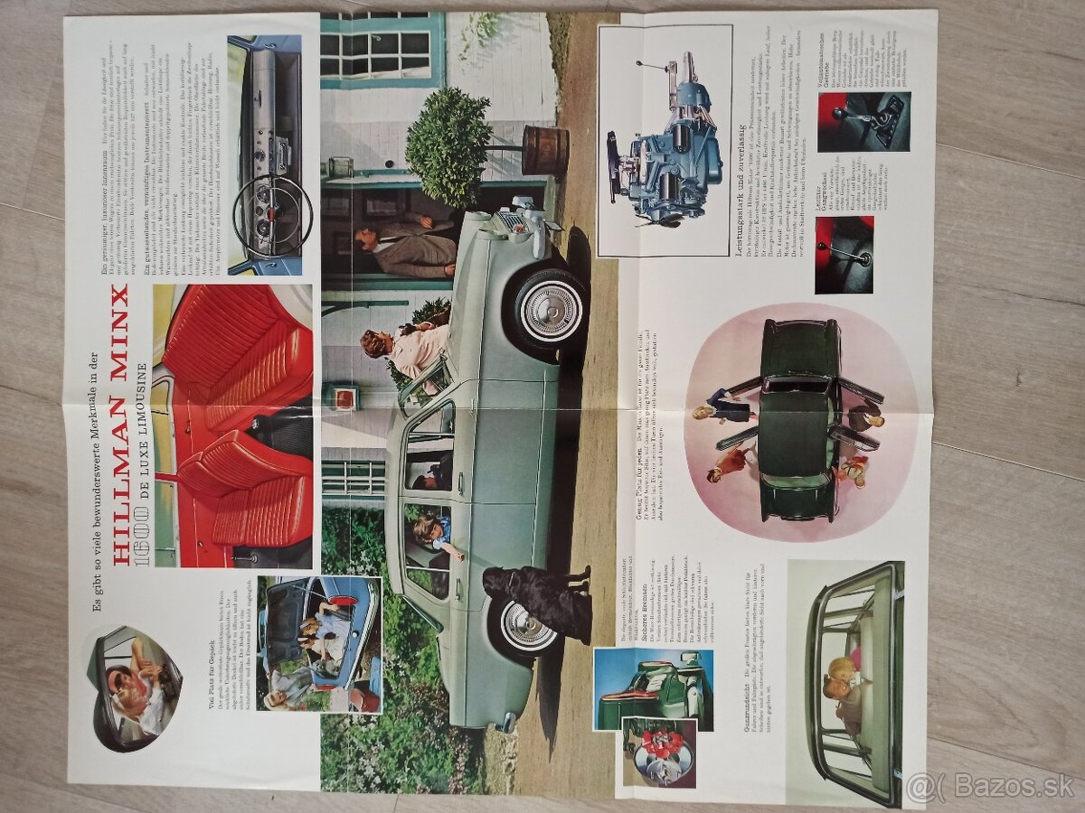 Prospekty Hillman, Ford Anglia, Austin, Morris, MG. - 19