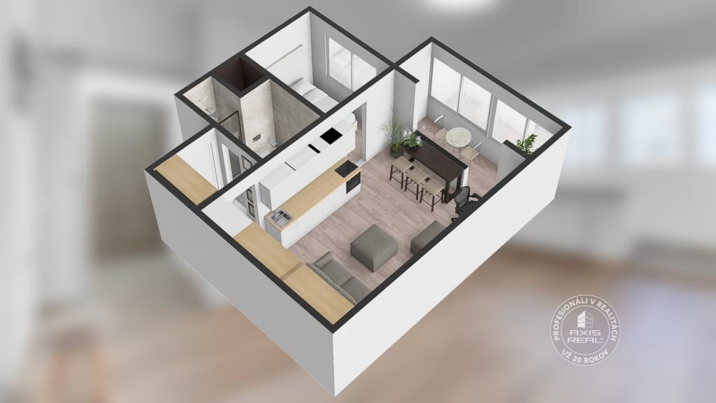 AXIS REAL | 1,5-izbový byt, BA IV. Devínska Nová Ves, Milana - 19