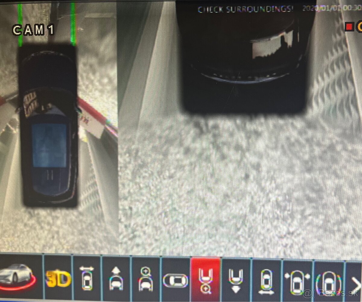 Panoramatický kamerový systém do auta - 360° s nahrávaním - 19