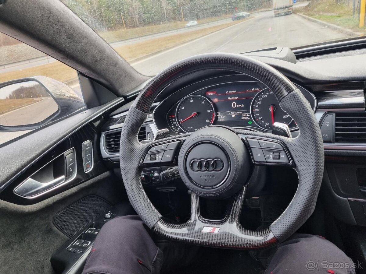 AUDI VOLANT KARBONOVY zkoseny karbonový športový - 19