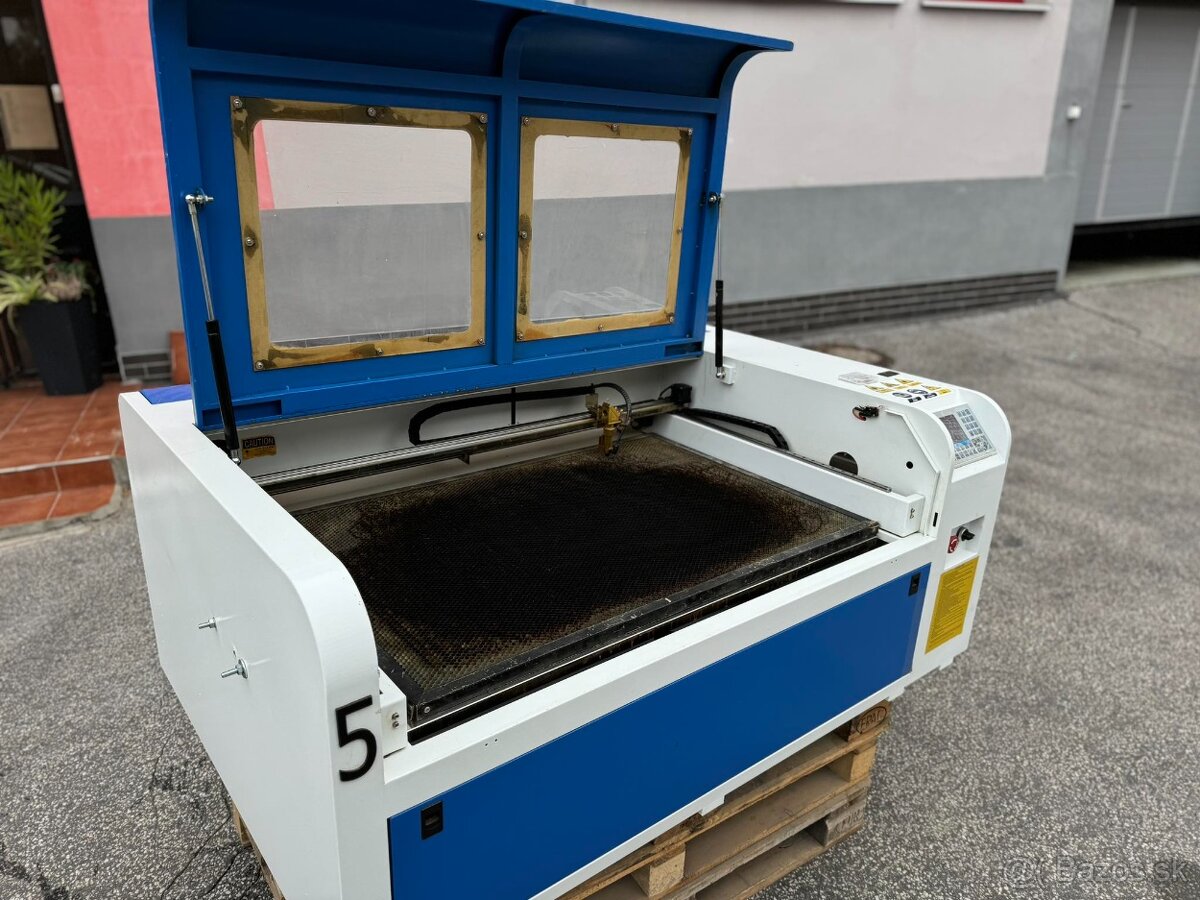 Predám Laser ploter CO2 100W 100cm x 60cm použitý - 19