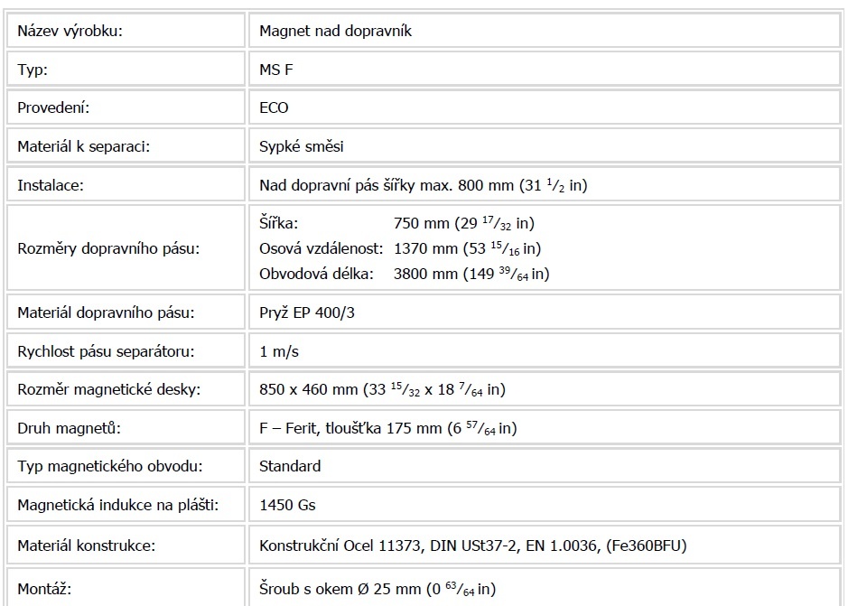 Magnetický separátor - 19