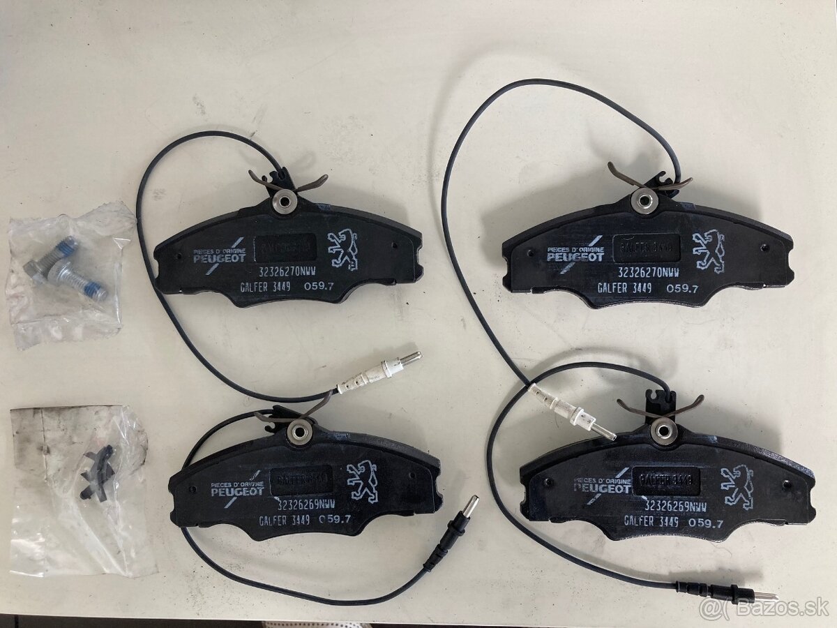 Platničky , doštičky brzdové Peugeot, Citroen - 19