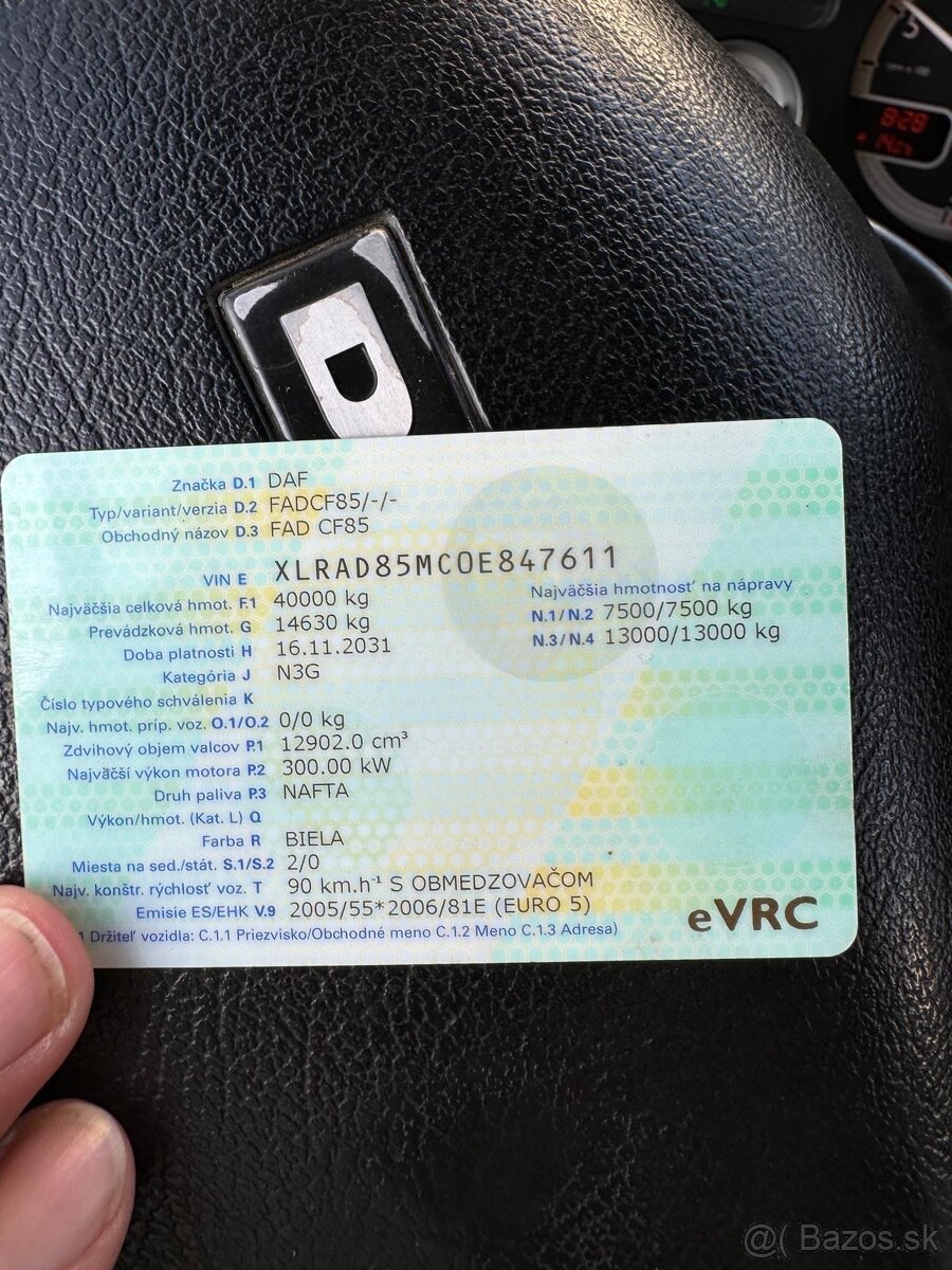 Predám DAF CF 85 - 19