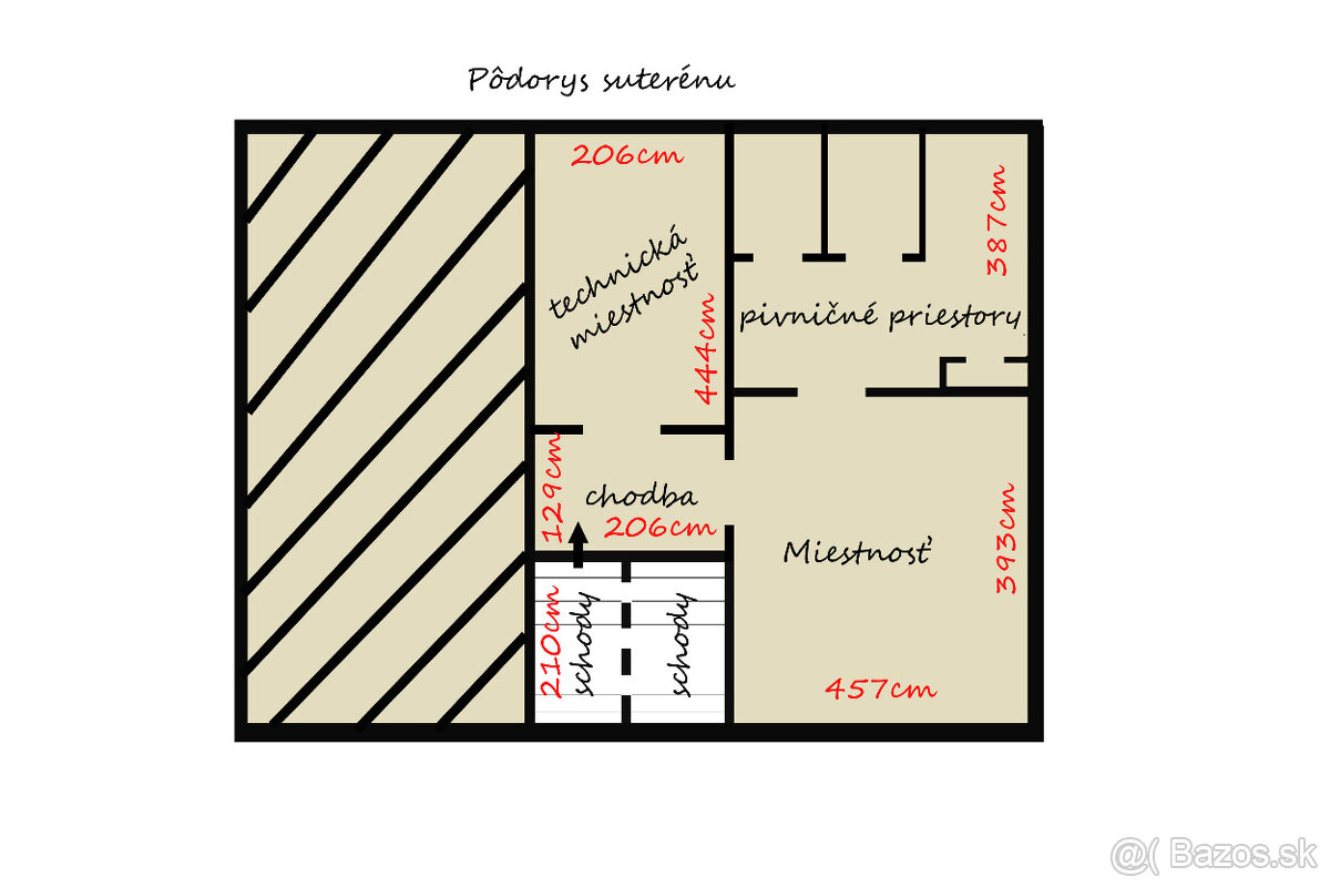 DOHODA / MUROVANÝ RODINNÝ DOM / BRUSNO / POZEMOK 808 m2 - 19