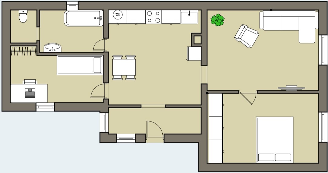 Na predaj 3-izbový rodinný dom v Trhovej Hradskej – plne zar - 19
