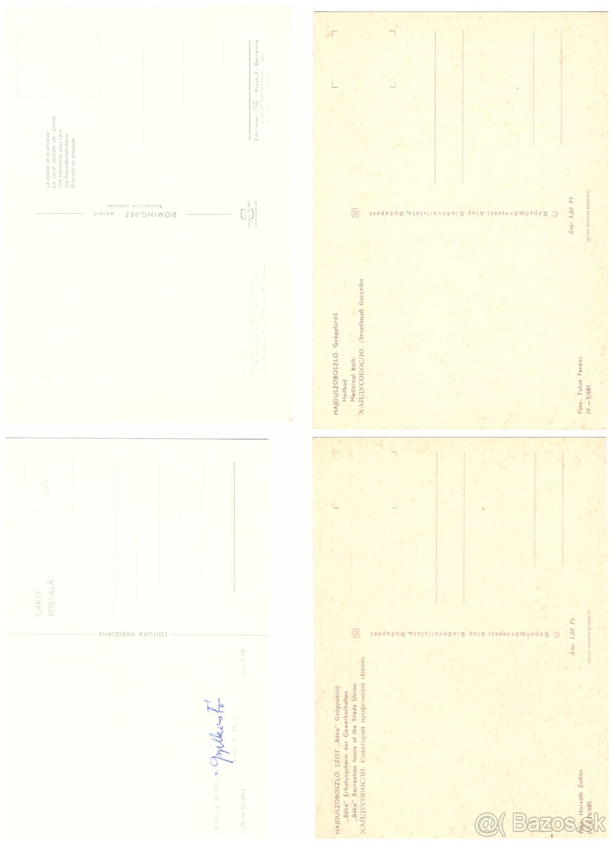 Pohľadnice mix svet farebne 1 - 19