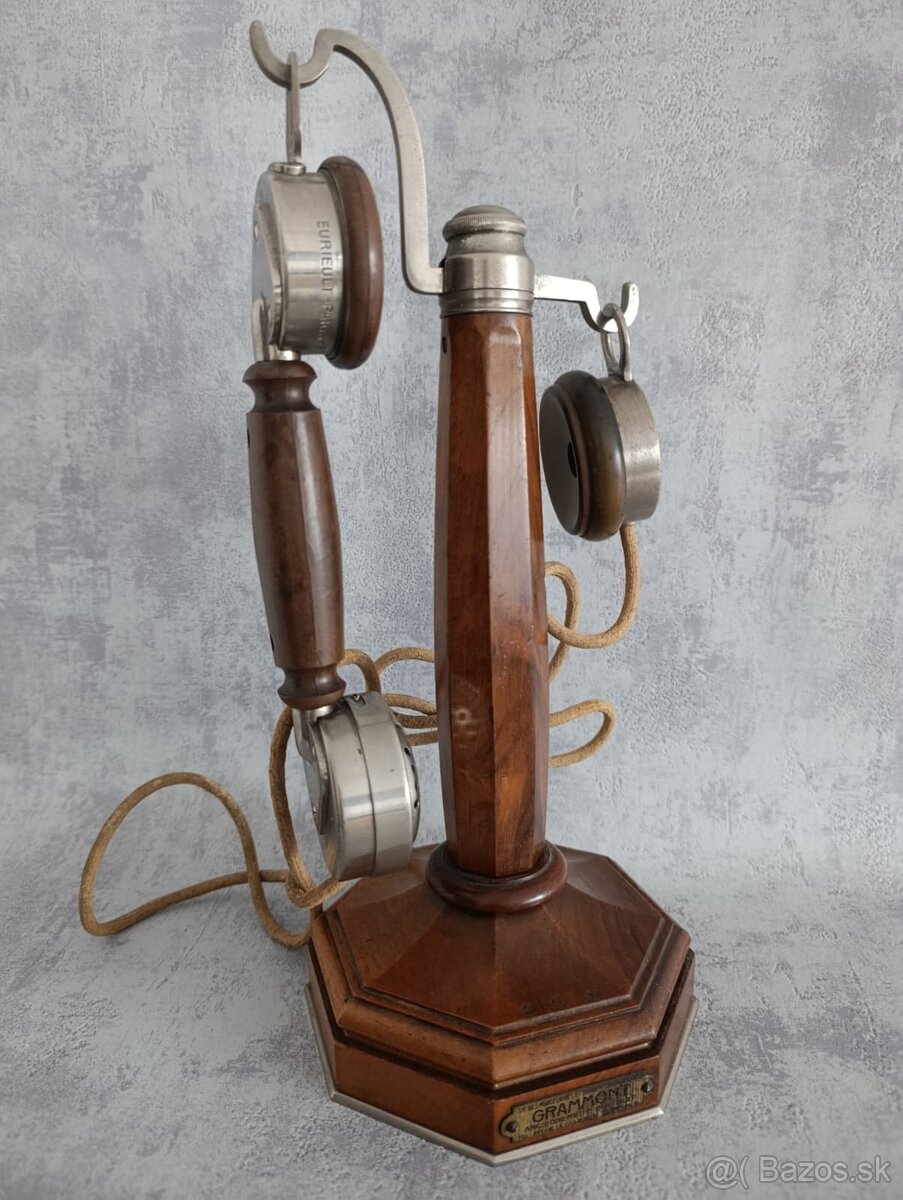Nádherný originální francouzský telefon GRAMMONT - 19