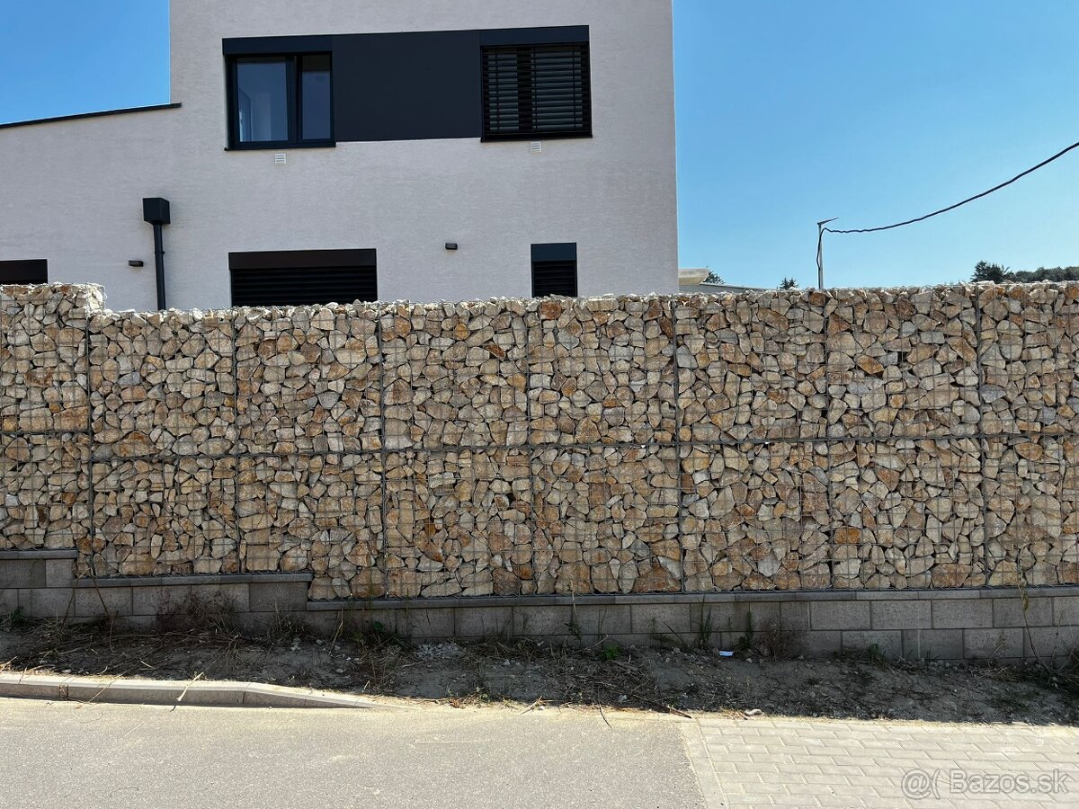 GABIONY, gabionové ploty a oporné múry na kľúč. - 19