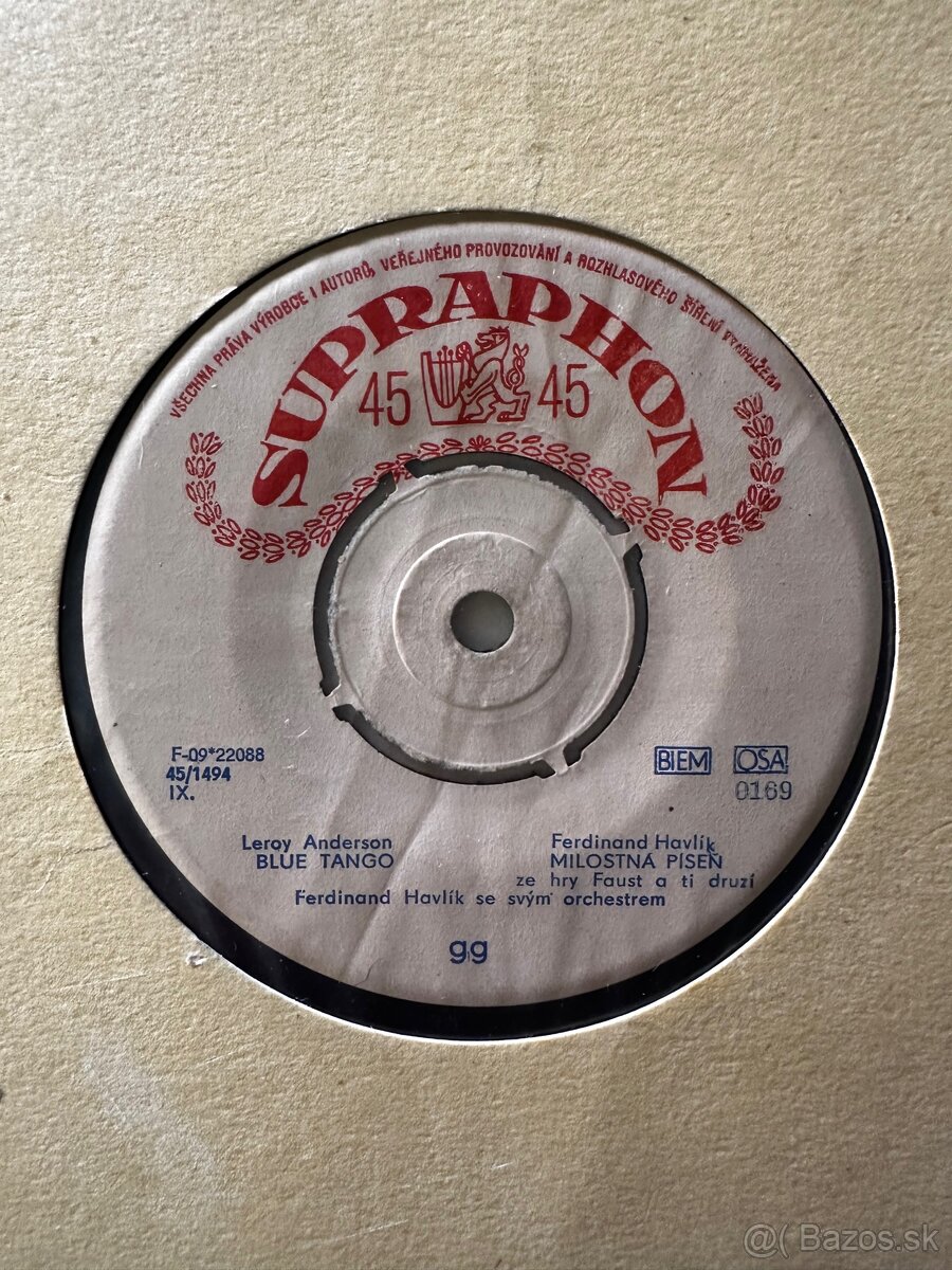 Gramofónové platne + pásky – retro zbierka - 19