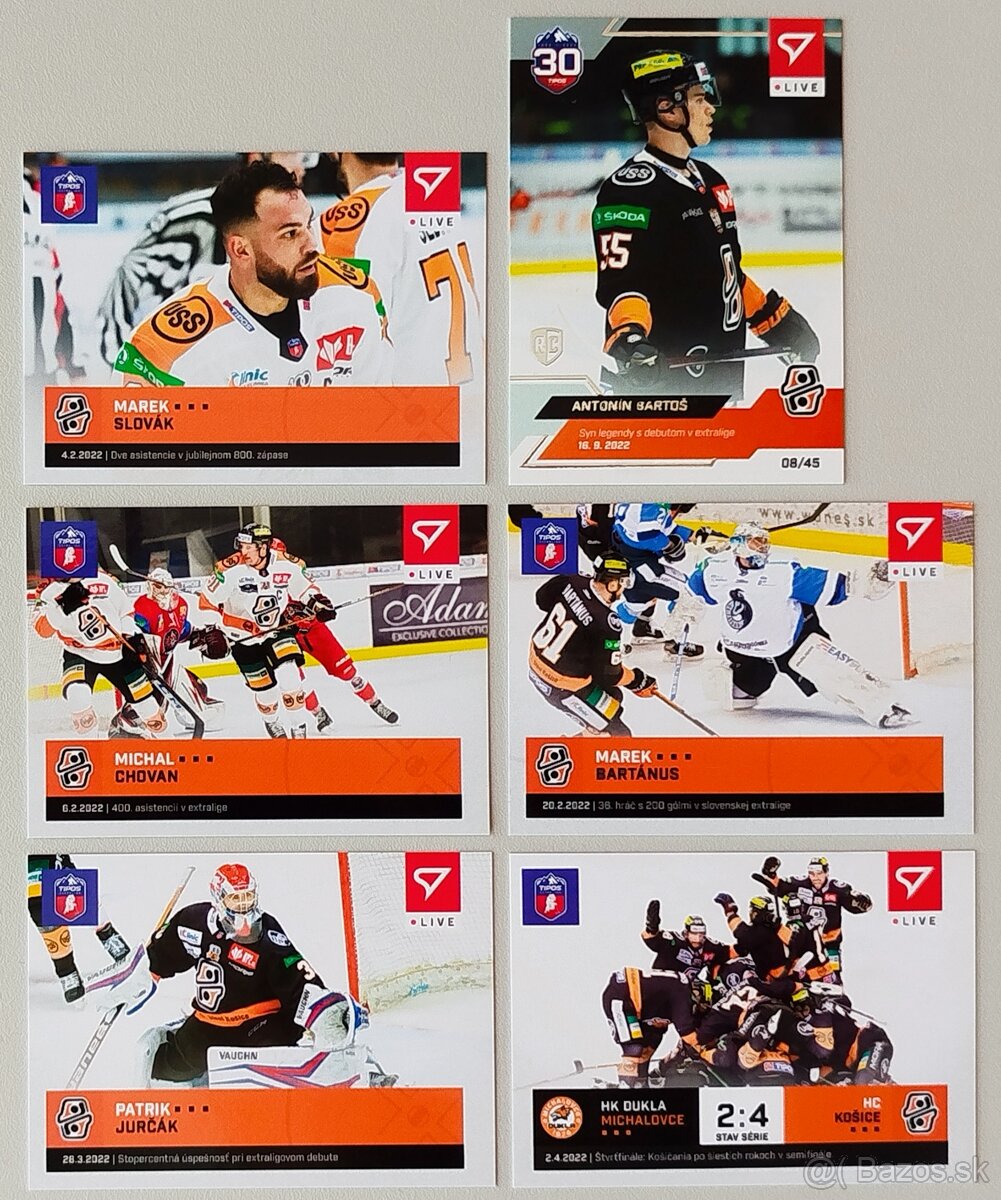 Hokejové kartičky TIPOS EXTRALIGA 2025/2026 - HC KOŠICE - 19