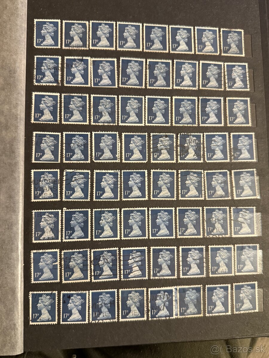 Predám staré poštové známky Veľká Británia - 19