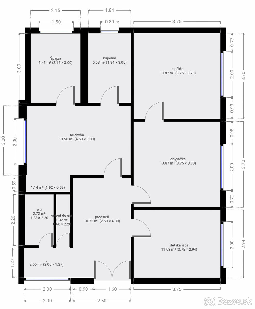 Dom v obci Divín s výhľadom na hrad, znížená cena - 19