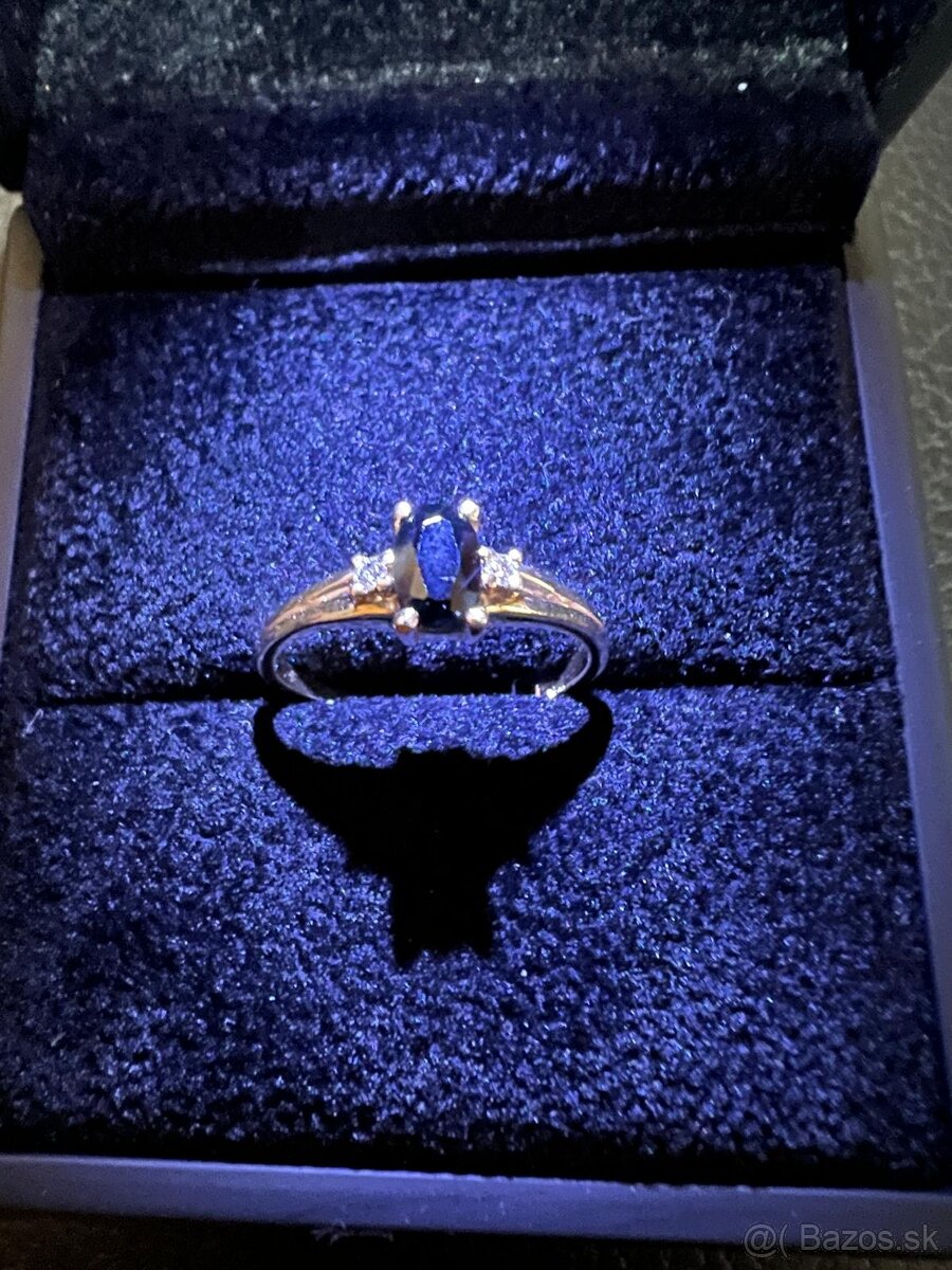 Zlatý dámsky prsteň - prstienky - 19