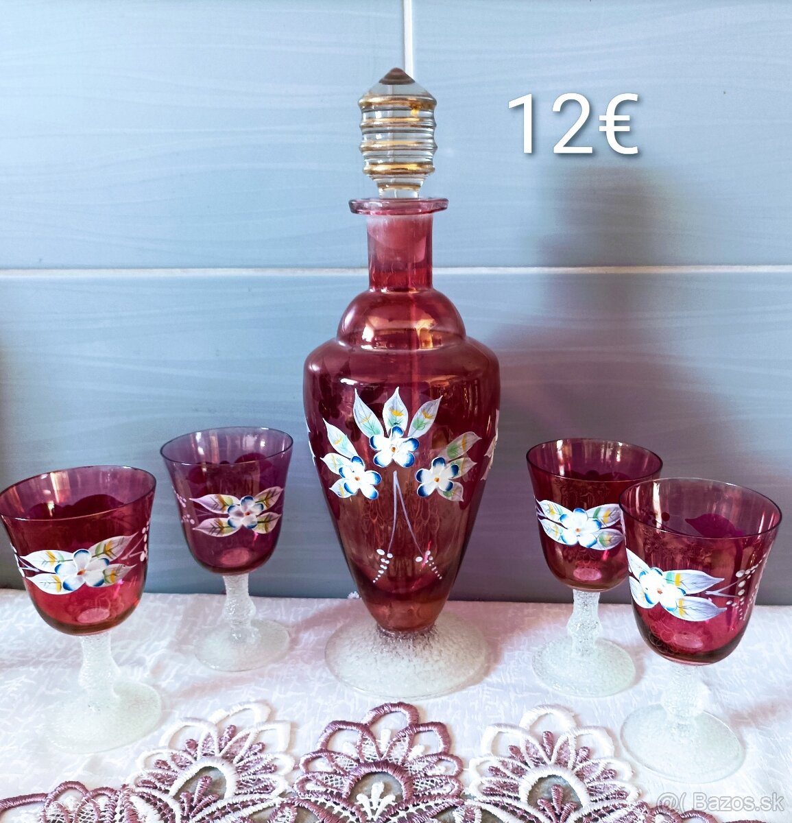 Retro sklenené karafy - 19