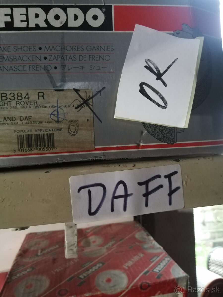 Iveco Daily, DAF, Nissan brzdové kotouče Ferodo - 19