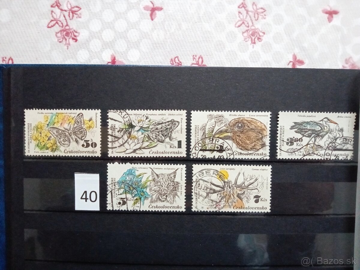 Poštové známky č.434 - ČESKOSLOVENSKO II. - 20 sérií - 19