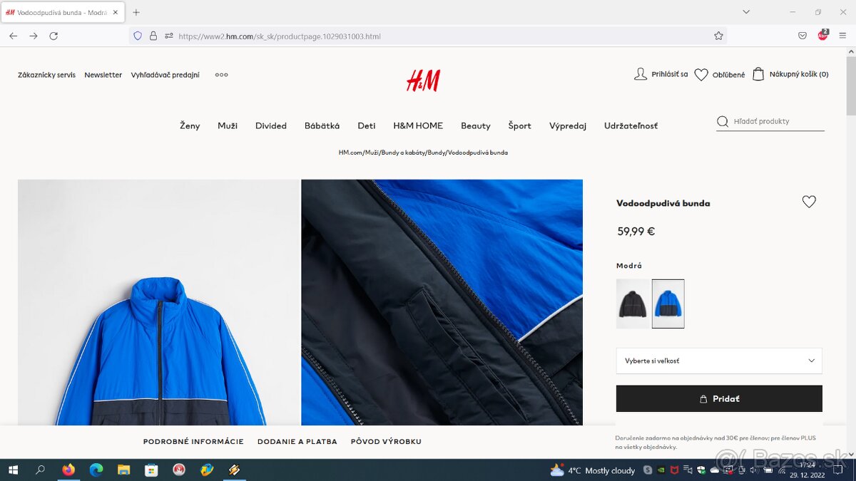 Bežecká, Pracovná, Zimná, Vodoodpudivá bunda - 19