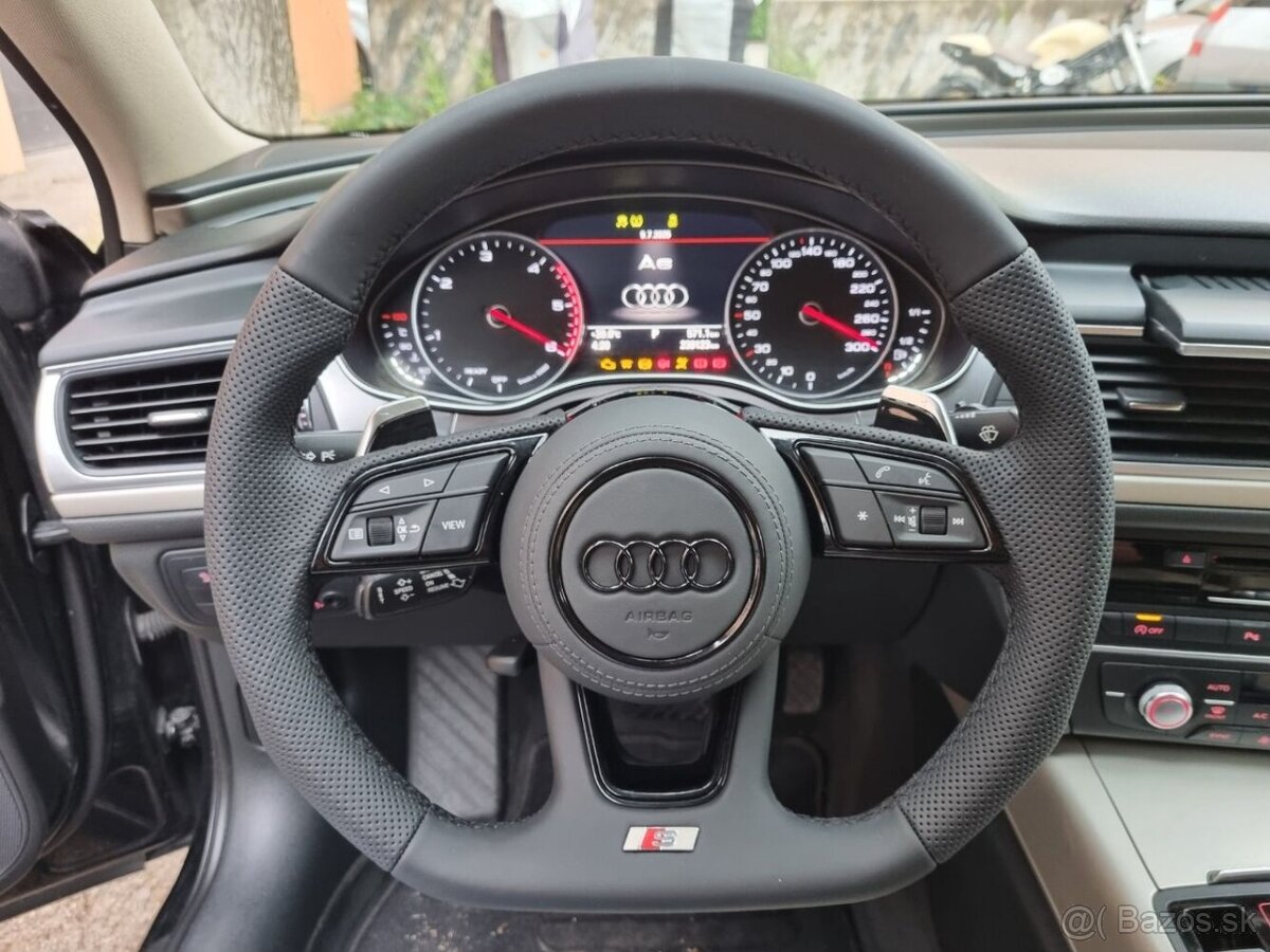 AUDI VOLANT ZKOSENY SPORTOVY + PADLA + AIRBAG - 19