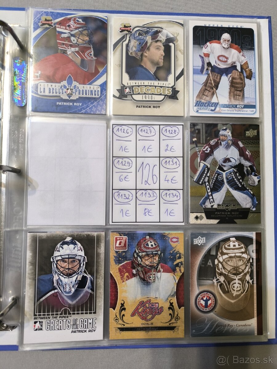 Hokejové kartičky - Patrick Roy 5 - 19
