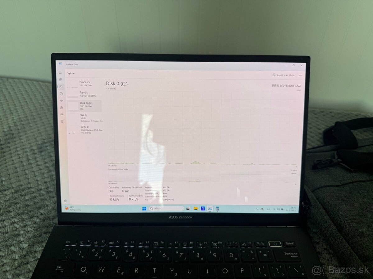 ASUS Zenbook 14 OLED UM3402YA, perfektný stav + obal - 19