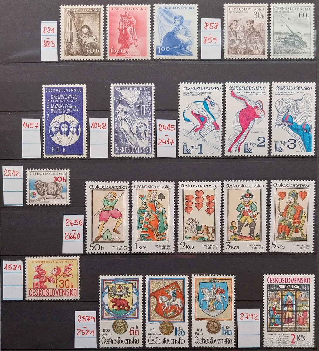 Známky ČESKOSLOVENSKO – 3 - 19