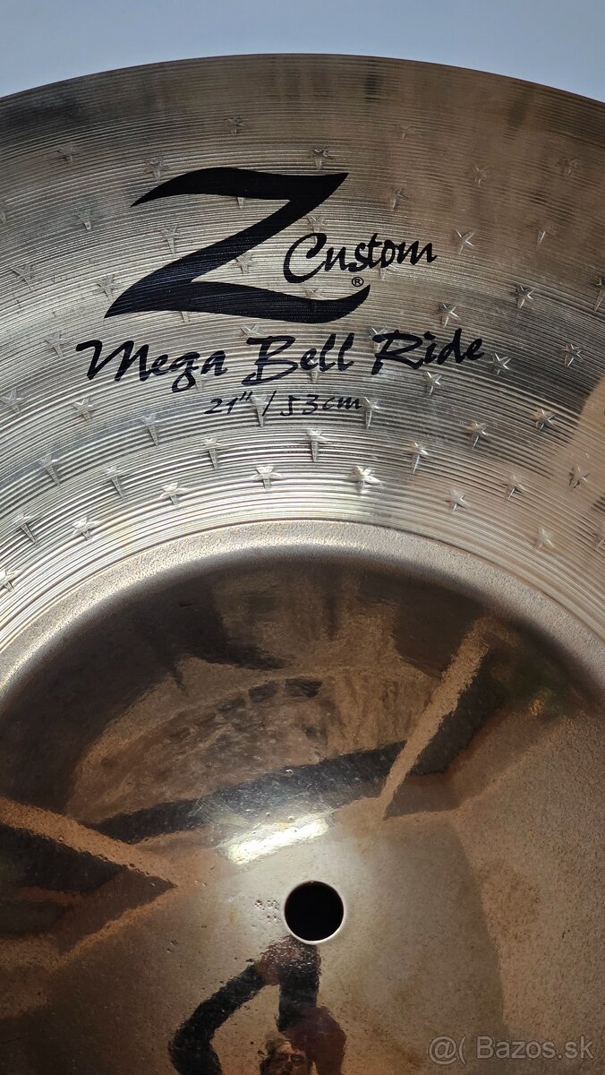 ZILDJIAN Z CUSTOM MEGA BELL 21" RIDE - 19