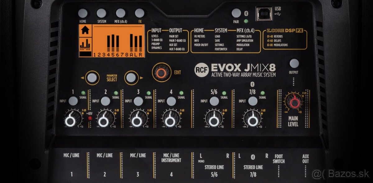RCF Evox J8 + RCF EvoxMix J8 - komplet set - 19