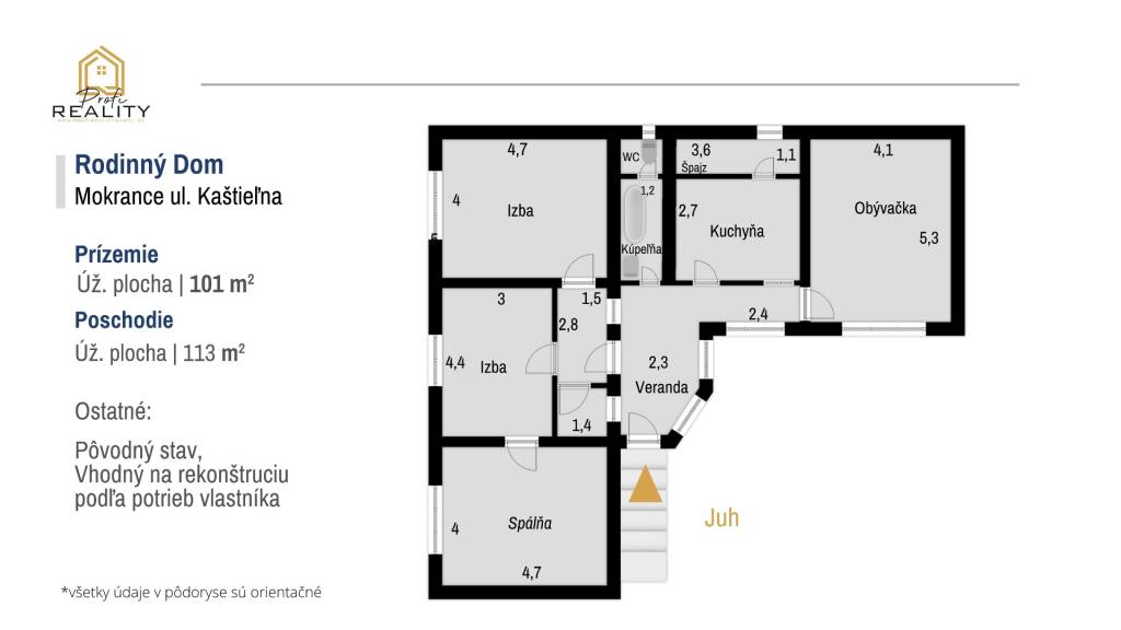 PREDAJ | Priestranný 4i Rodinný dom, Mokrance - 19